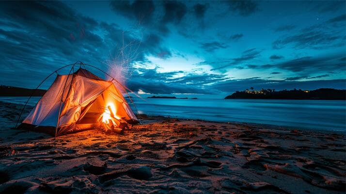 Beach Camping
